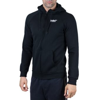 BODYACTION MEN FLEECE FULL ZIP HOODIE