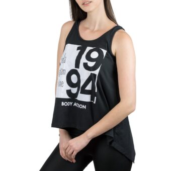BODYACTION WOMEN FLARED TANK TOP