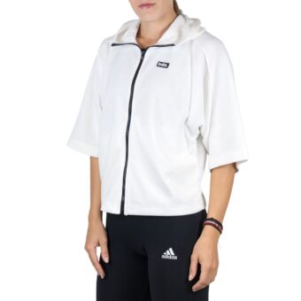 BODYACTION WOMEN OVERSIZED FULL ZIP HOODIE