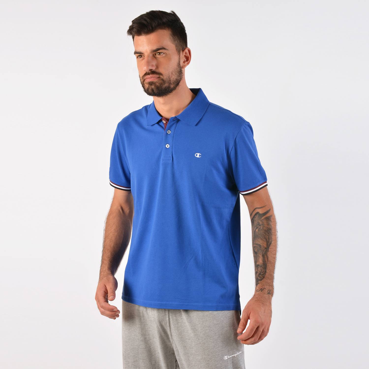 Champion-Mens-Polo-T-Shirt-Ανδρική-Μπλούζα-9000037665_41427