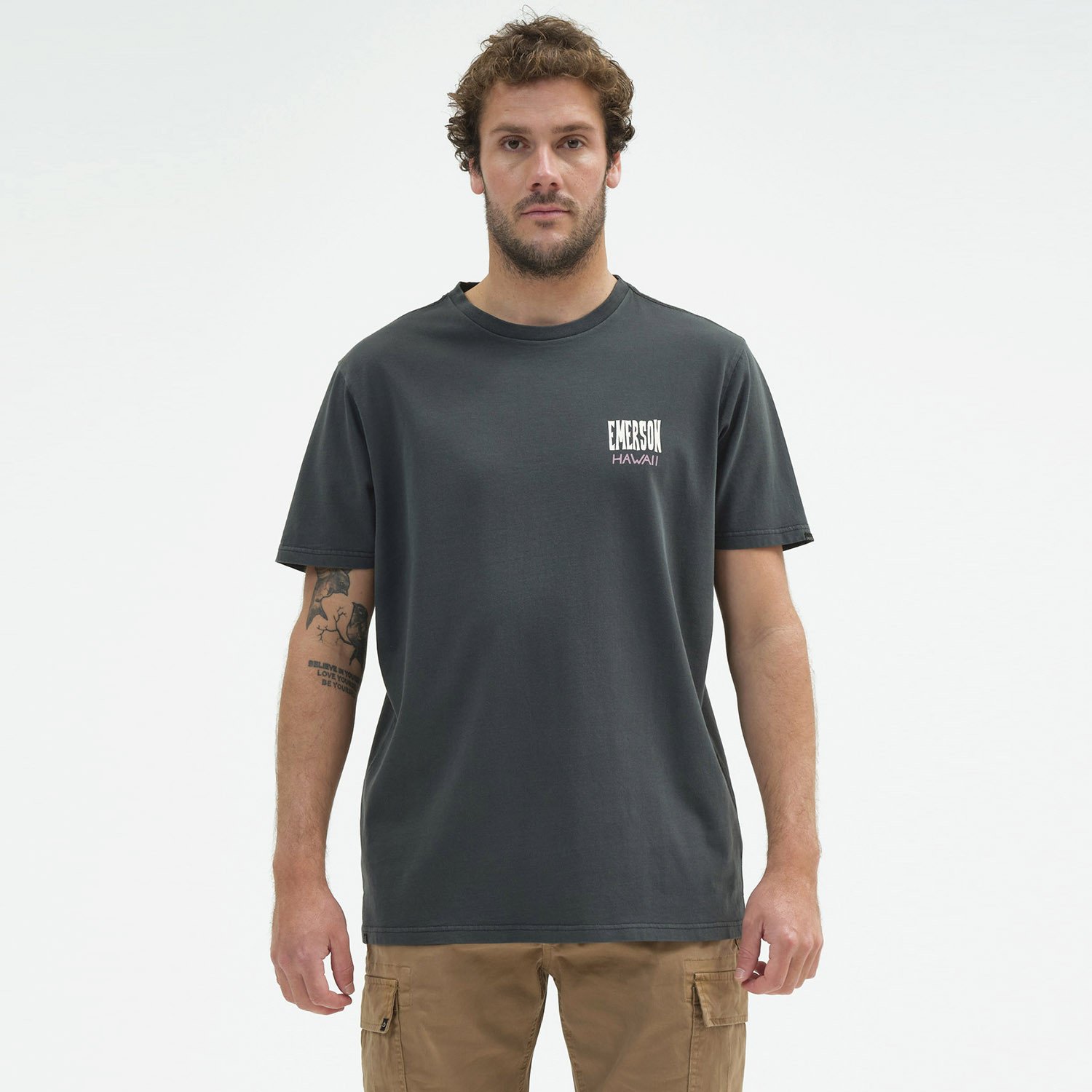 Emerson-Garment-Dyed-Ανδρική-Μπλούζα-9000070416_3273