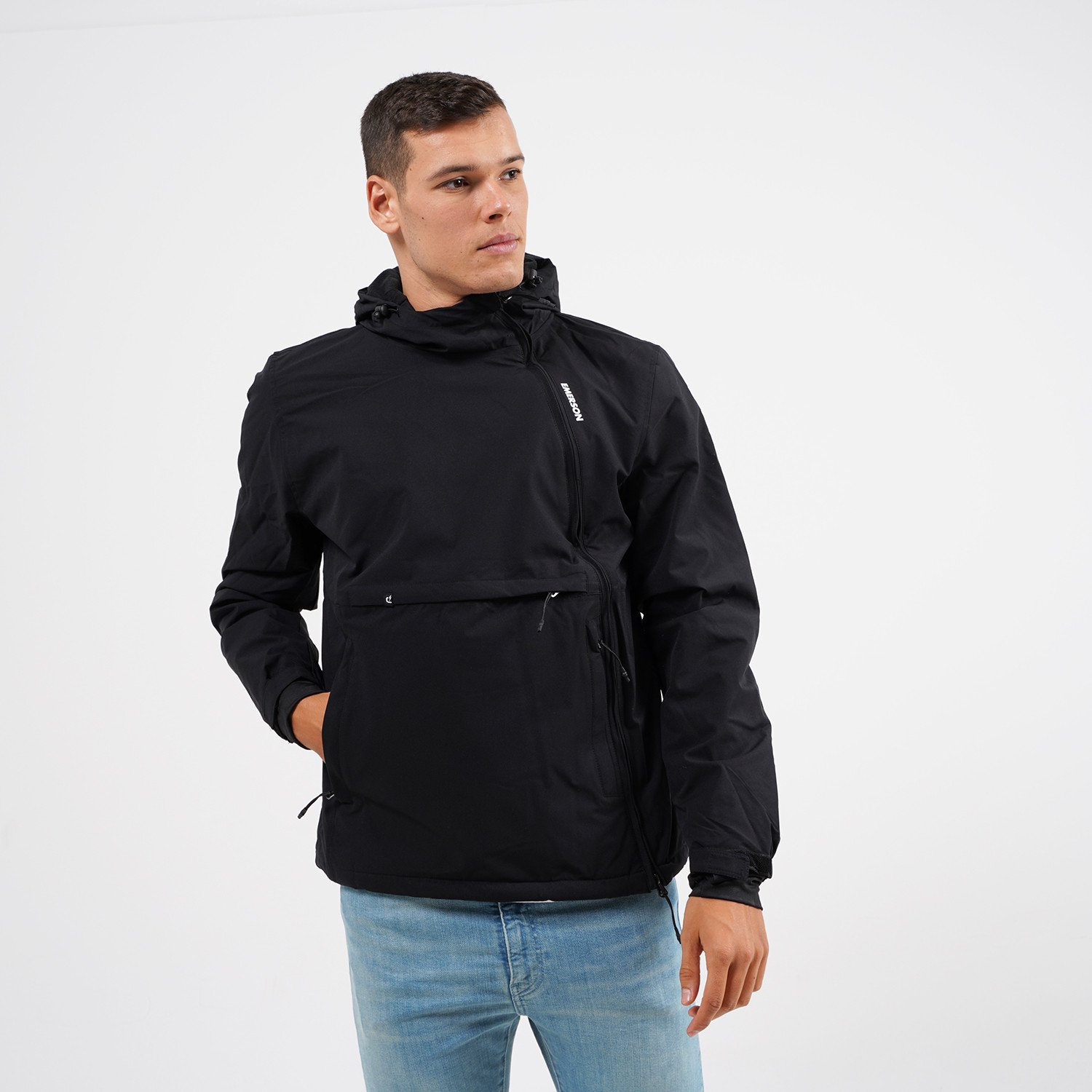 Emerson-Pullover-Zip-Hooded-Jacket-Ανδρικό-Μπουφάν-9000054021_45949