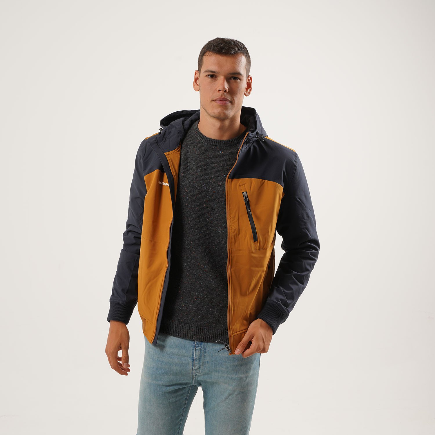 Emerson-Ribbed-Ανδρικό-Μπουφάν-με-Κουκούλα-9000054097_45972