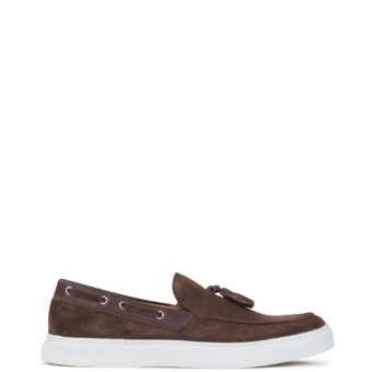 Flat ανδρικά Boss Shoes Καφέ BOSS SHOES Q5220 SUEDE