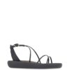 Flat γυναικεία Ancient Greek Sandals Μαύρο Anastasia Comfort