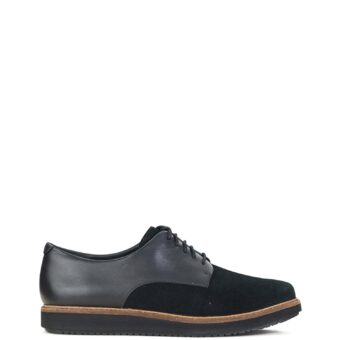 Flat γυναικεία Clarks Μαύρο GLICK DARBY