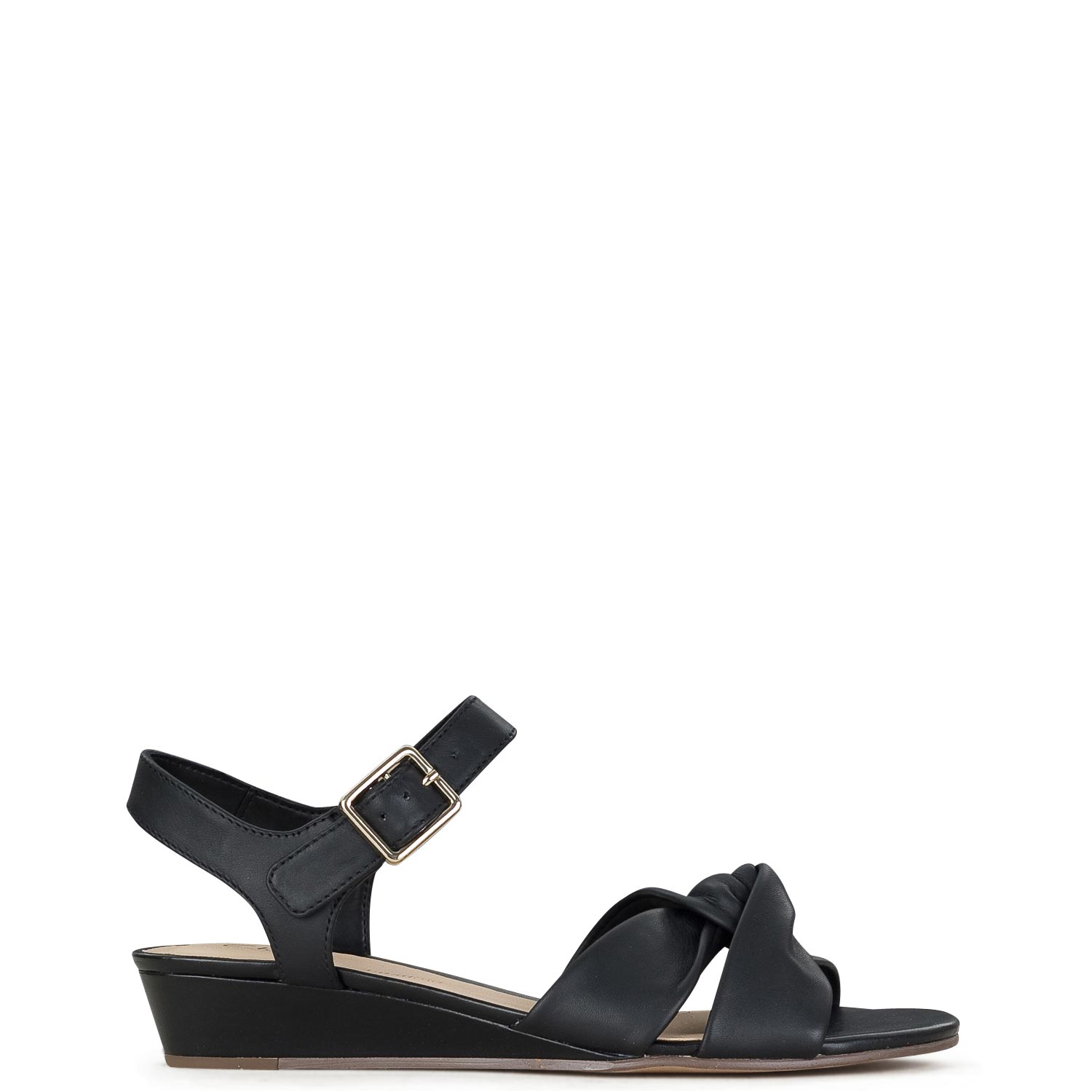 Flat γυναικεία Clarks Μαύρο Sense Strap Flat γυναικεία Clarks Μαύρο Sense Strap