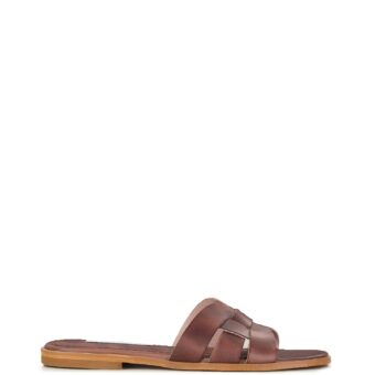 Flat γυναικεία Classico Donna Καφέ