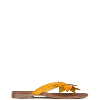 Flat γυναικεία Gianluca Giordano Κίτρινο E20E110-49