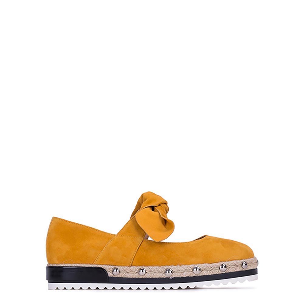 Flat γυναικεία Janet Sport Κίτρινο Flat γυναικεία Janet Sport Κίτρινο