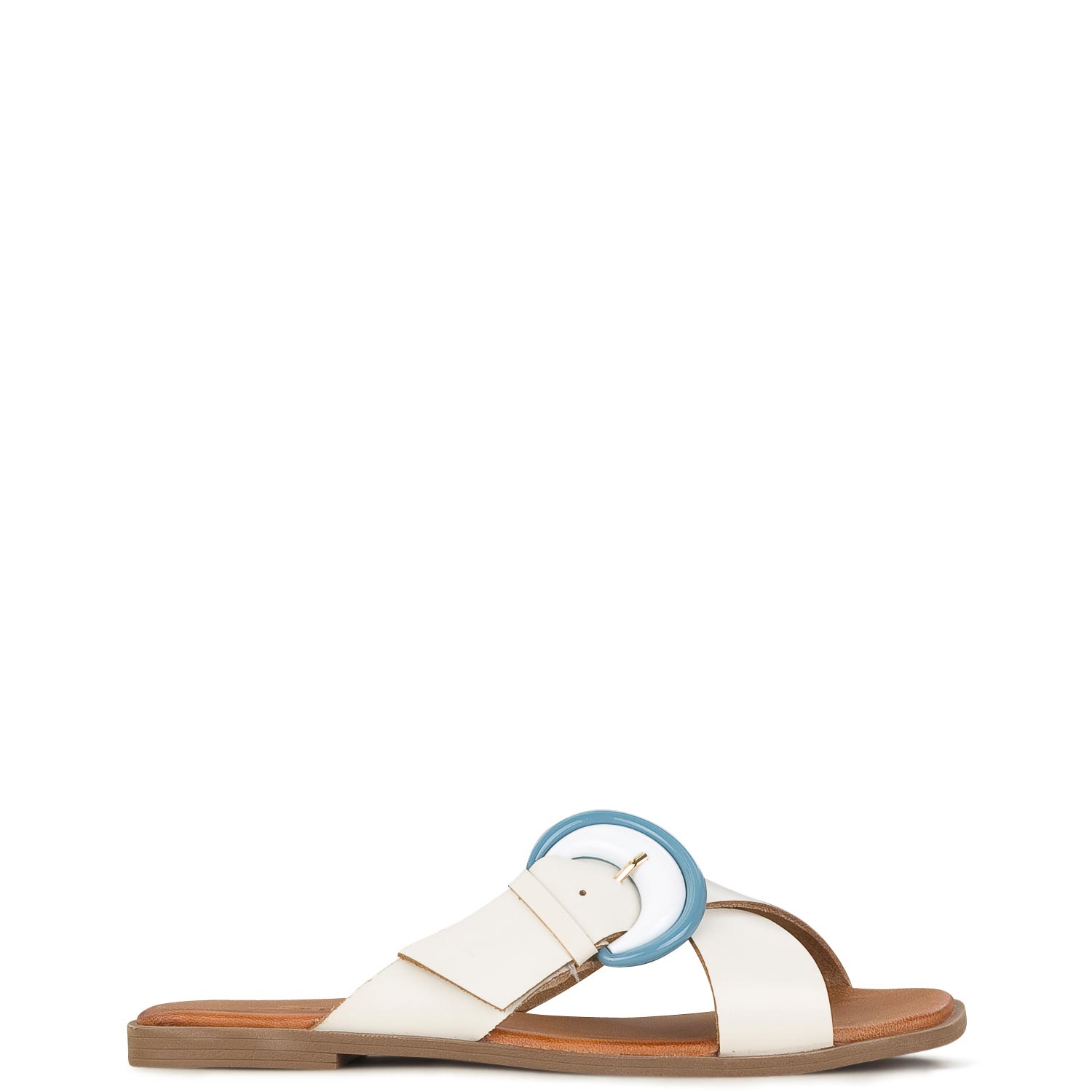 Flat γυναικεία Siggoto Λευκό Flat γυναικεία Siggoto Λευκό