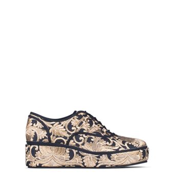 Flat γυναικεία Tory Burch Μαύρο-Χρυσό Arden