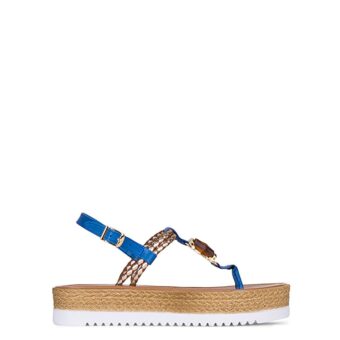 Flatforms γυναικεία Classico Donna Μπλε