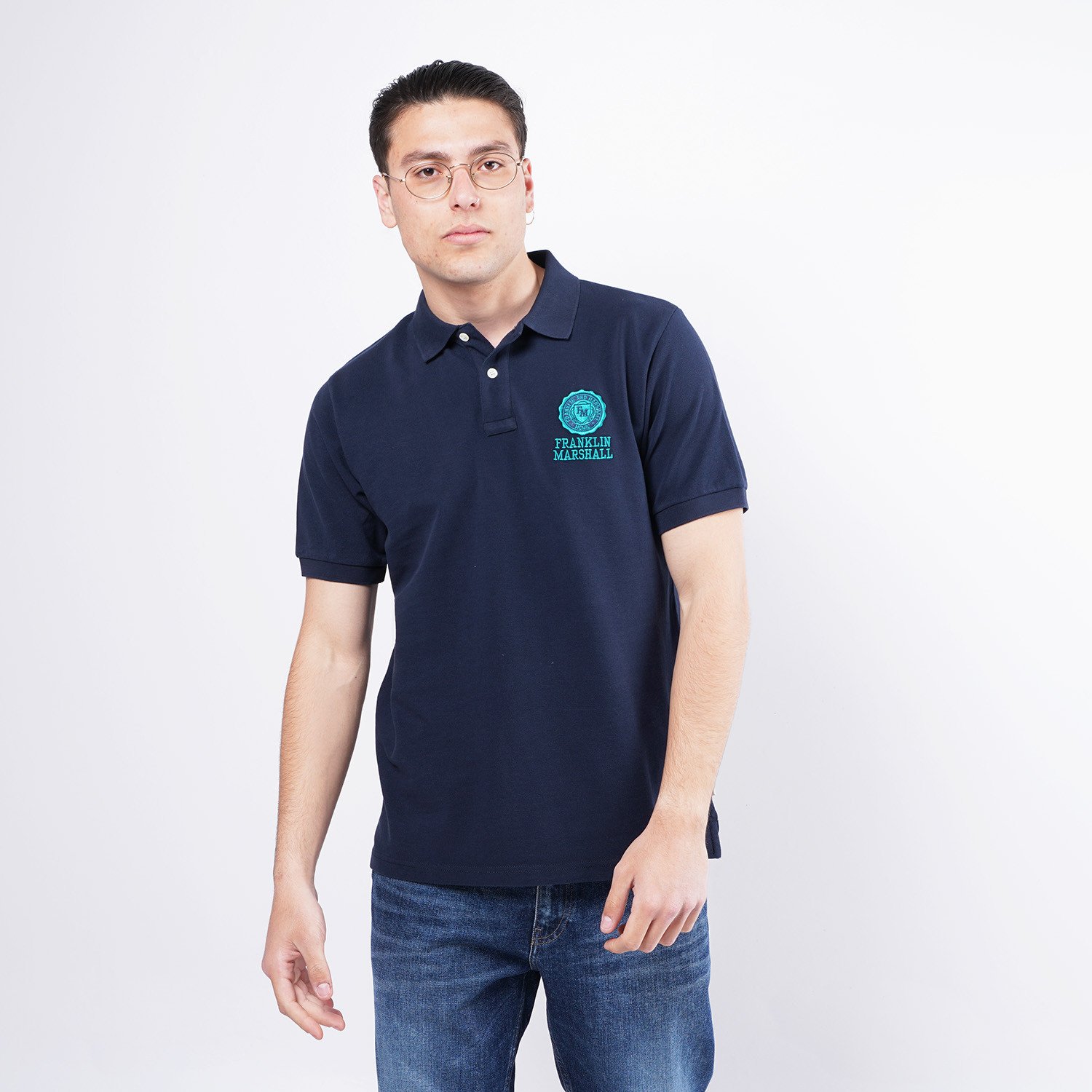 Franklin-Marshall-Polo-Ανδρικό-T-shirt-9000076603_52296