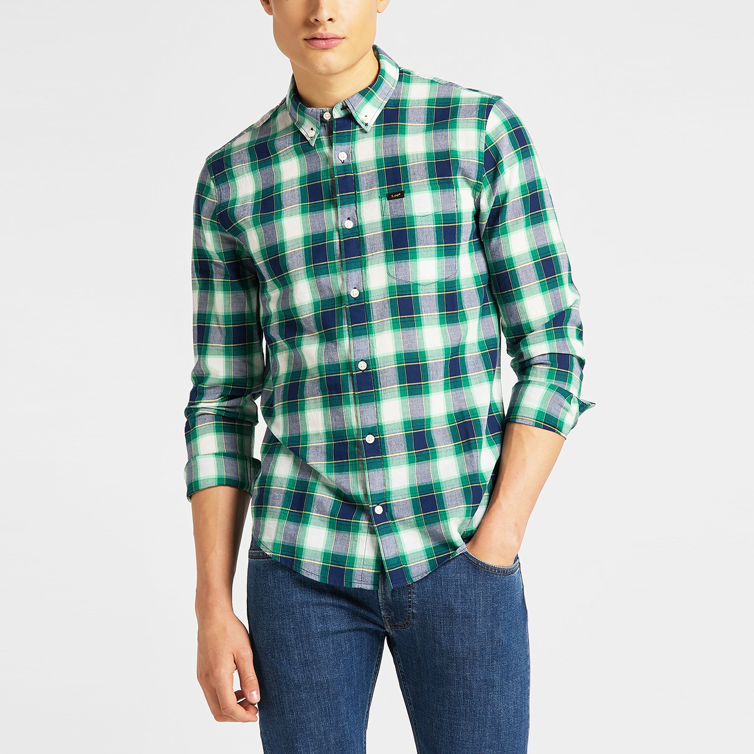 Lee-Button-Down-Fairway-Ανδρικό-Πουκάμισο-9000075076_2276