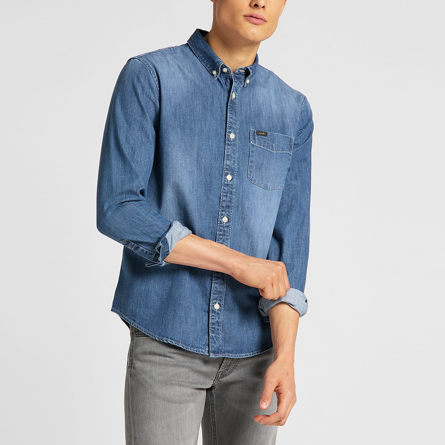 Lee-Button-Down-Ανδρικό-Πουκάμισο-9000075079_51975