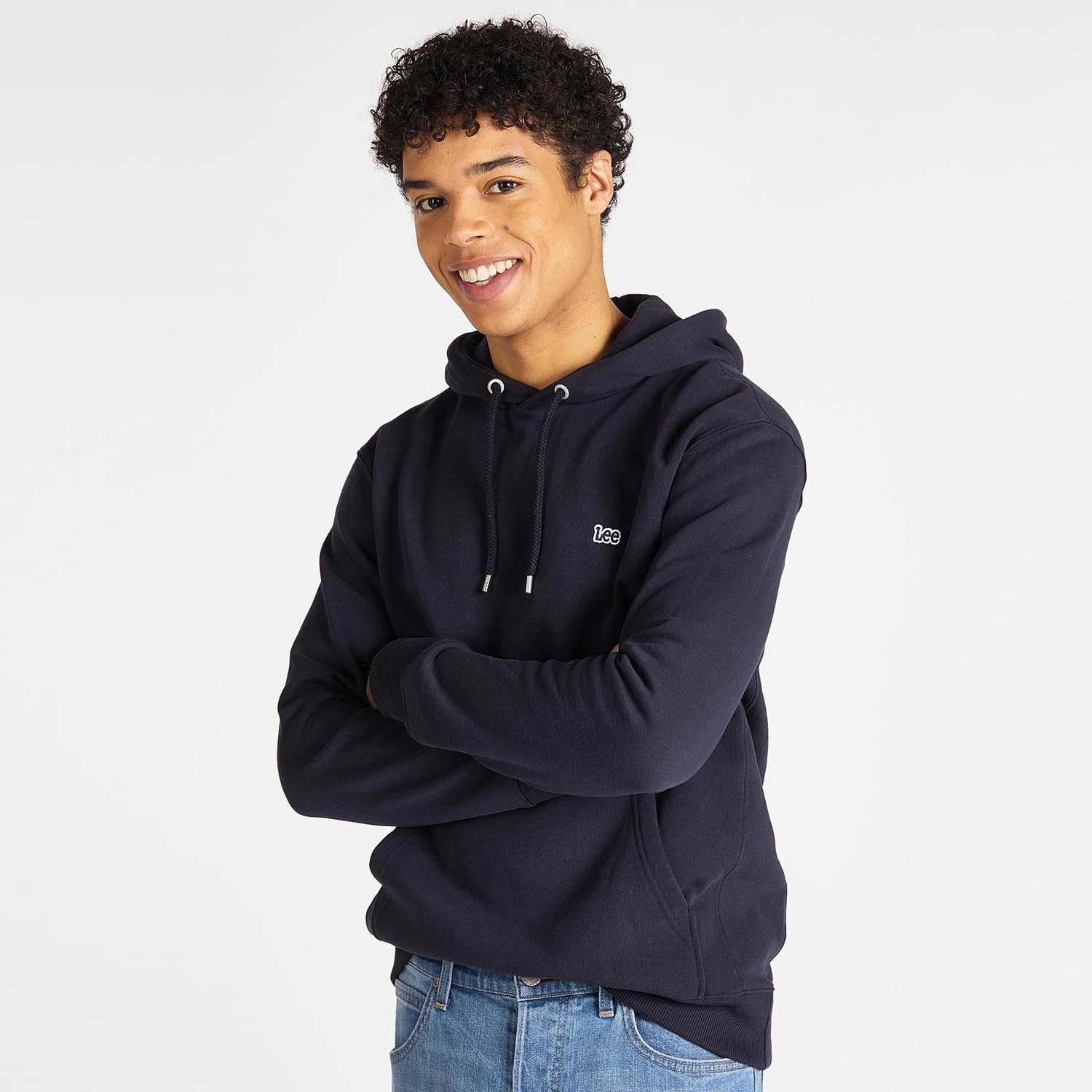 Lee-Plain-Ανδρική-Μπλούζα-Φούτερ-με-Κουκούλα-9000049976_2749