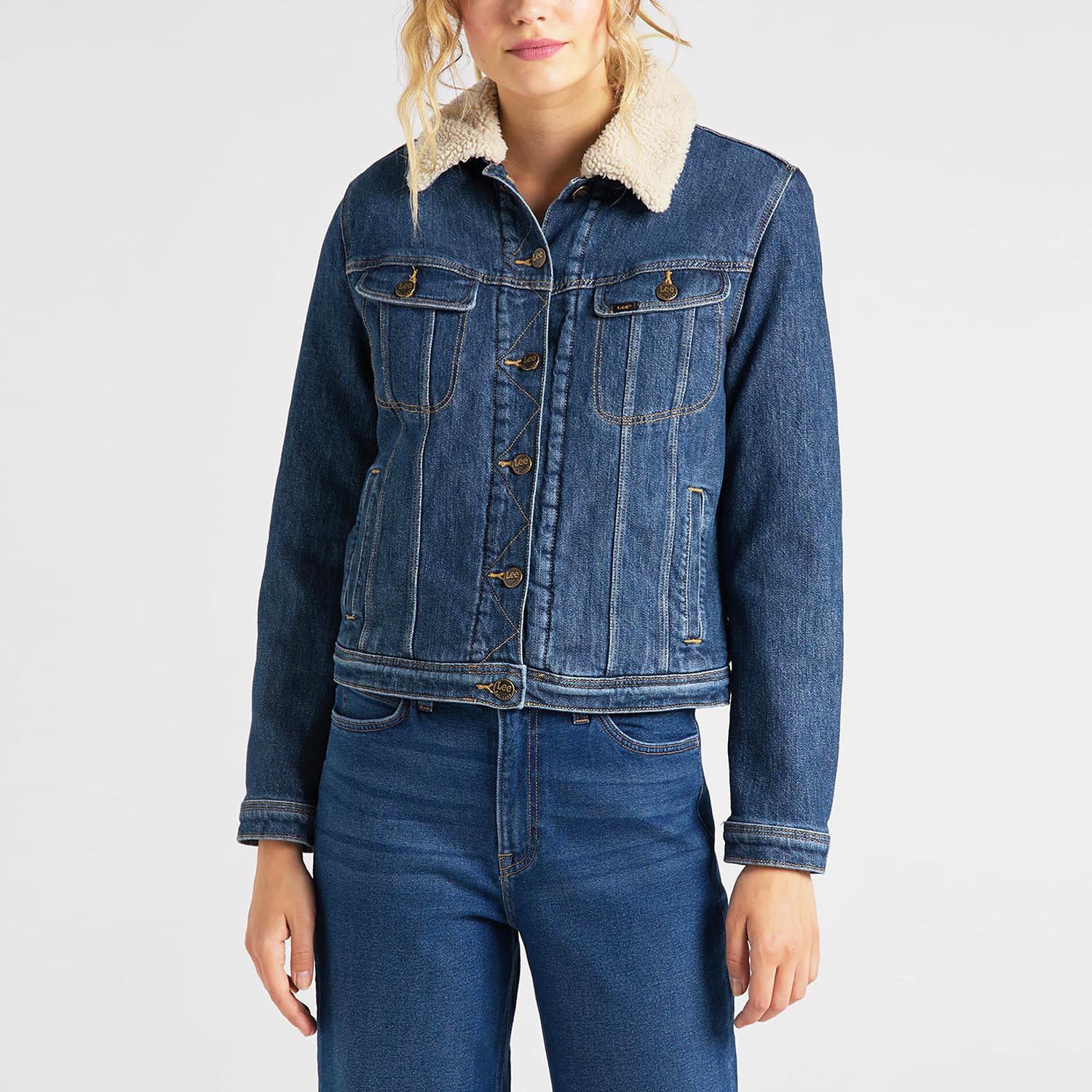 Lee-Sherpa-Γυναικείο-Denim-Μπουφάν-9000066637_49463