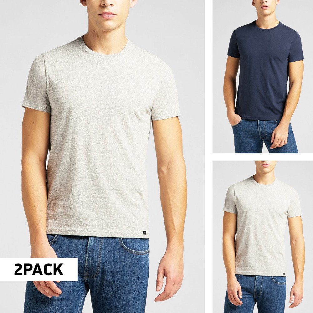 Lee-Twin-Pack-Crew-2-Pack-Ανδρικά-T-shirt-9000075064_51973