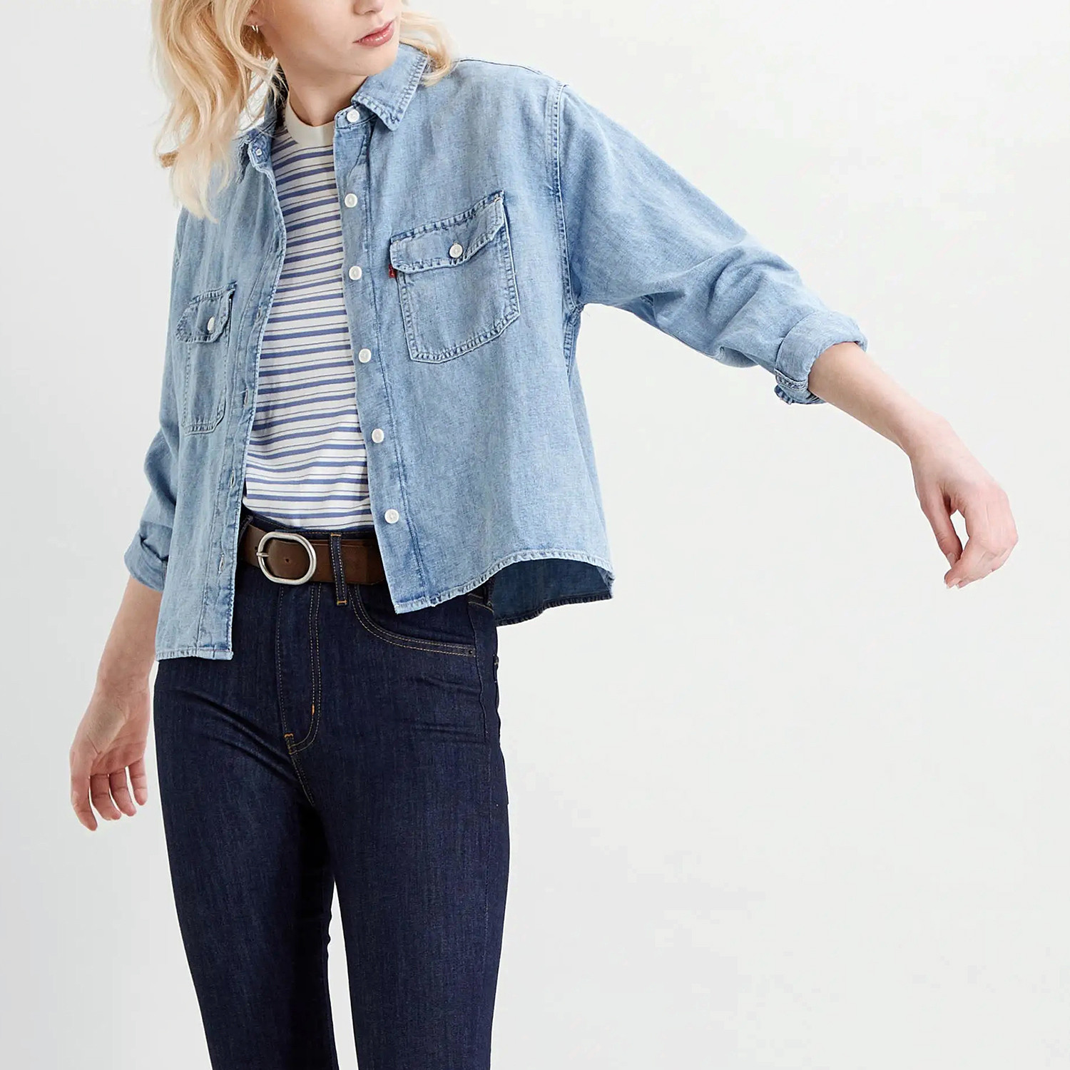Levis-Olsen-Utility-Shirt-Loosey-Goo-Γυναικείο-Πουκάμισο-9000054168_46002