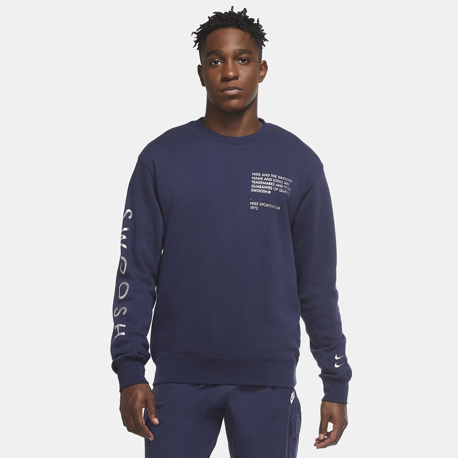 Nike-Sportswear-Swoosh-Ανδρική-Μπλούζα-Φούτερ-9000056772_21870