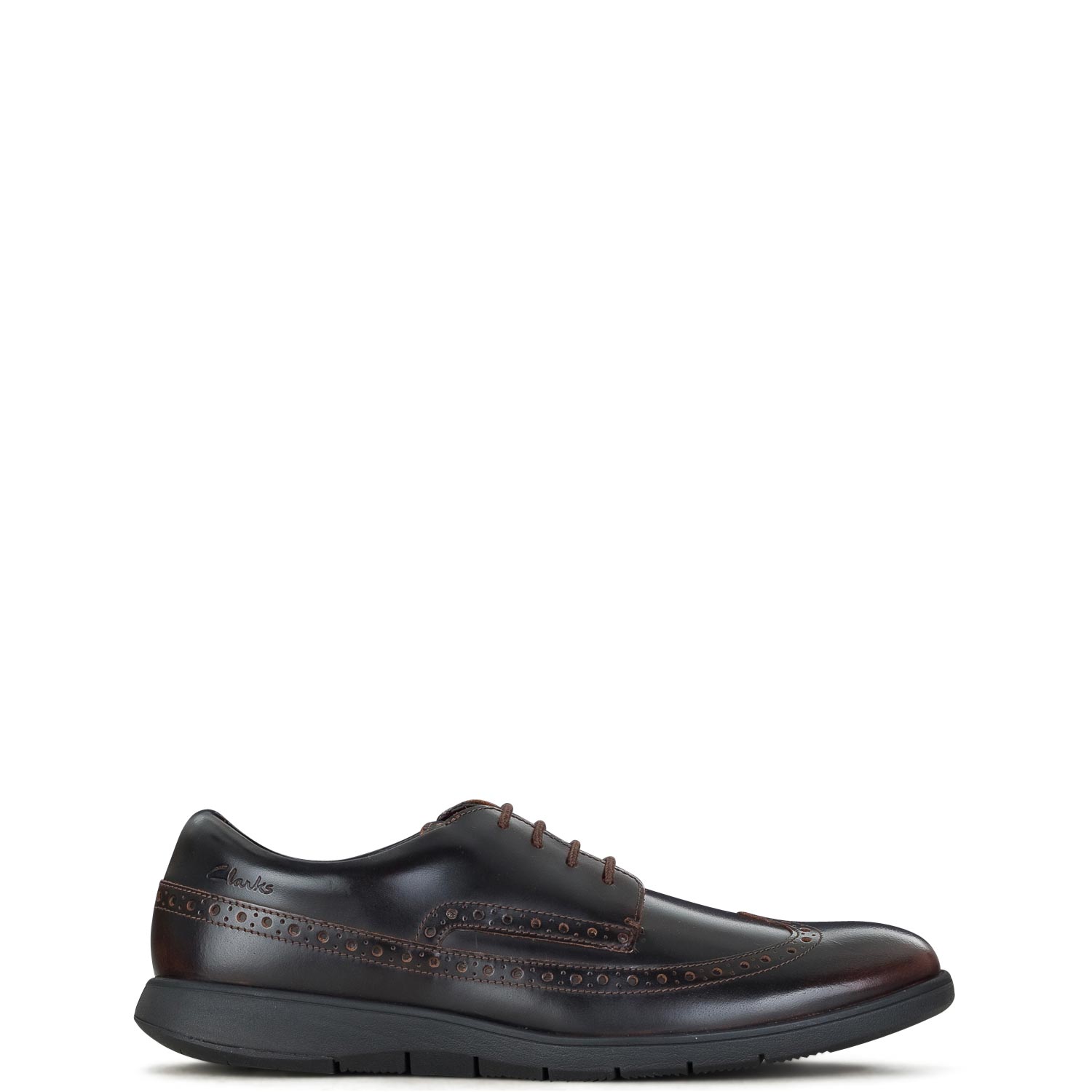 Oxfords - Brogues ανδρικά Clarks Καφέ Helston Limit Oxfords - Brogues ανδρικά Clarks Καφέ Helston Limit