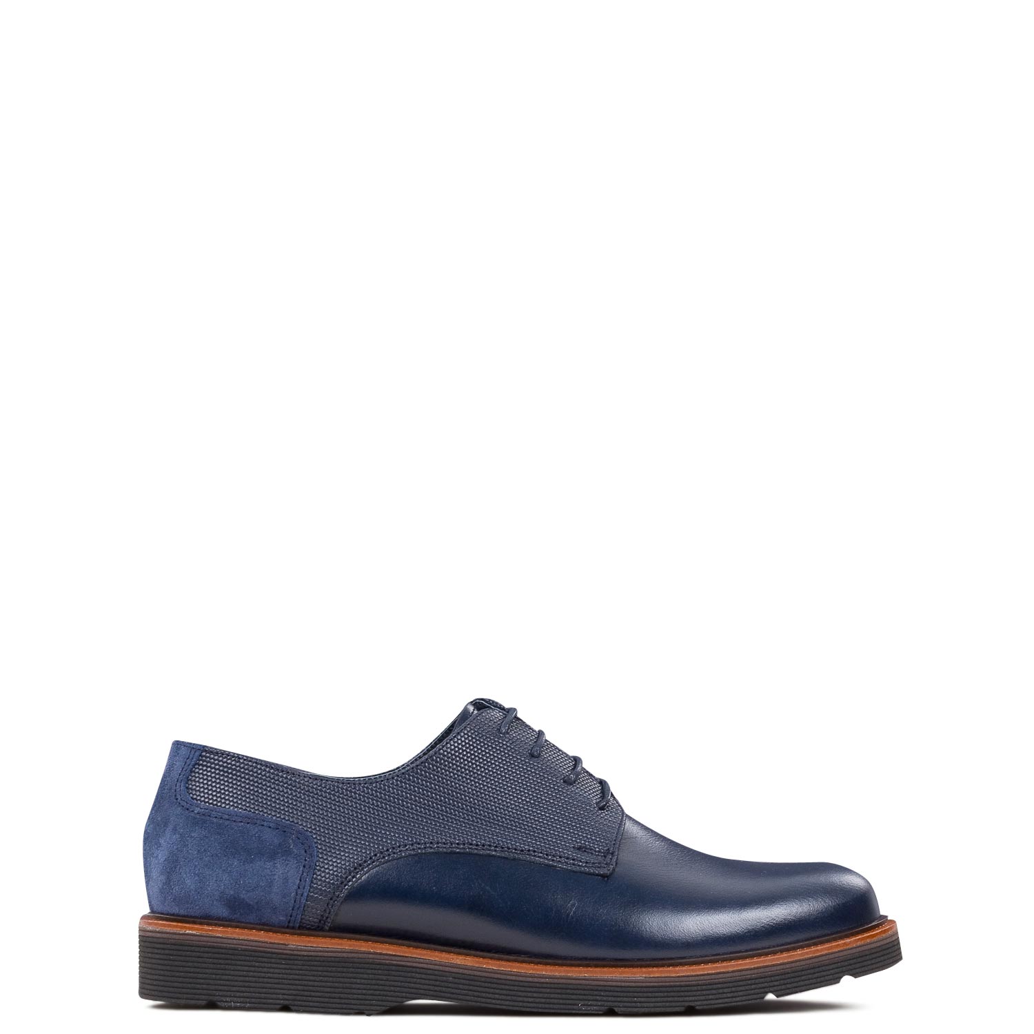 Oxfords - Brogues ανδρικά Classico Uomo Μπλε Oxfords - Brogues ανδρικά Classico Uomo Μπλε