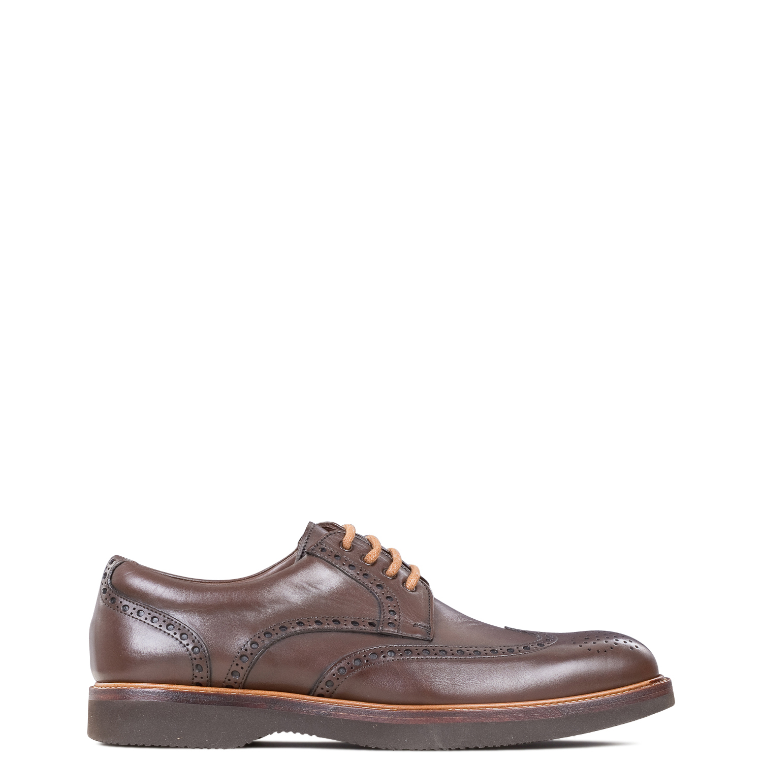 Oxfords - Brogues ανδρικά Paco Milan Καφέ 4264 Oxfords - Brogues ανδρικά Paco Milan Καφέ 4264