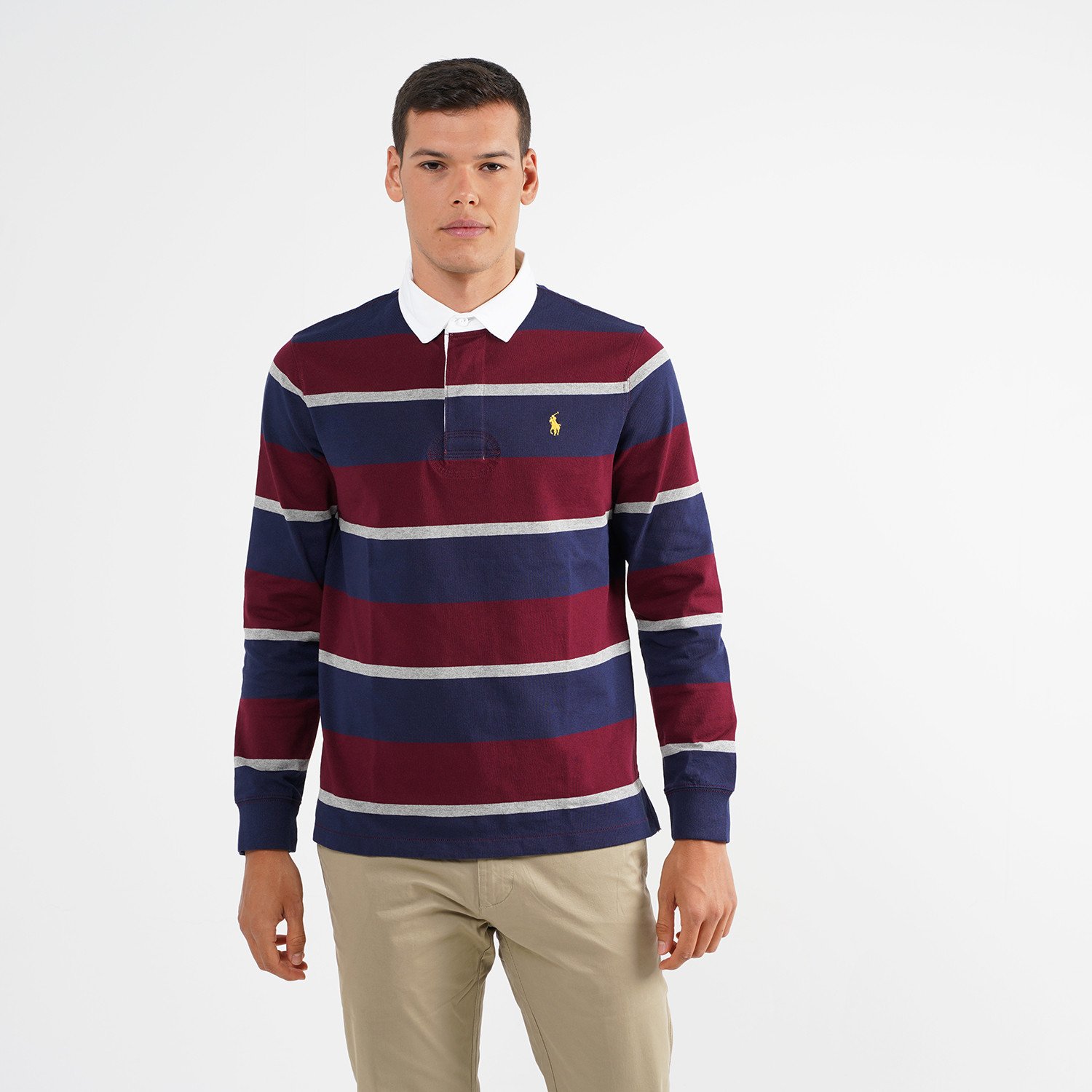 Polo-Ralph-Lauren-Aνδρική-Μακρυμάνικη-Μπλούζα-με-γιακά-9000064621_49061