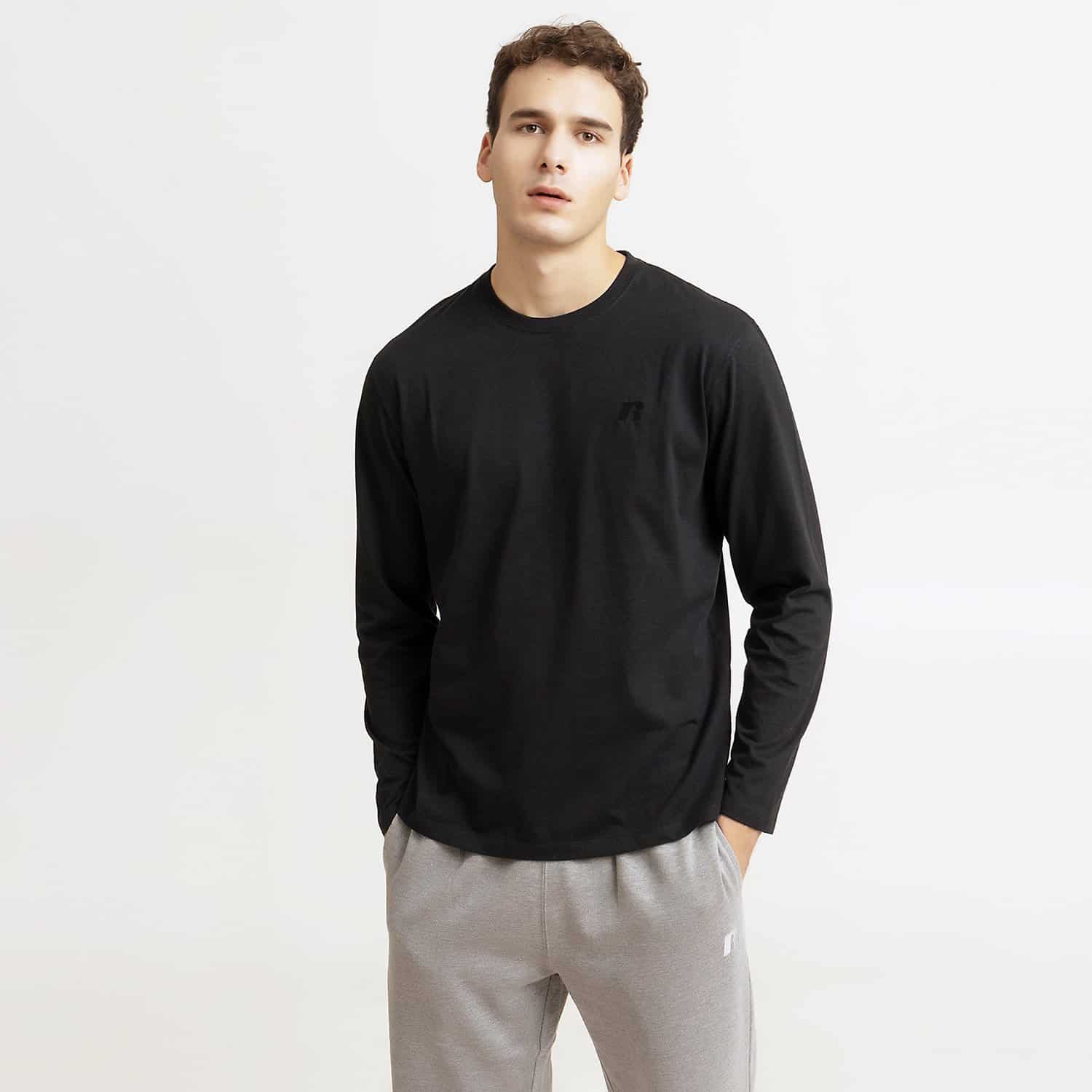 Russell-Ανδρική-Μακρυμάνικη-Μπλούζα-9000064145_001