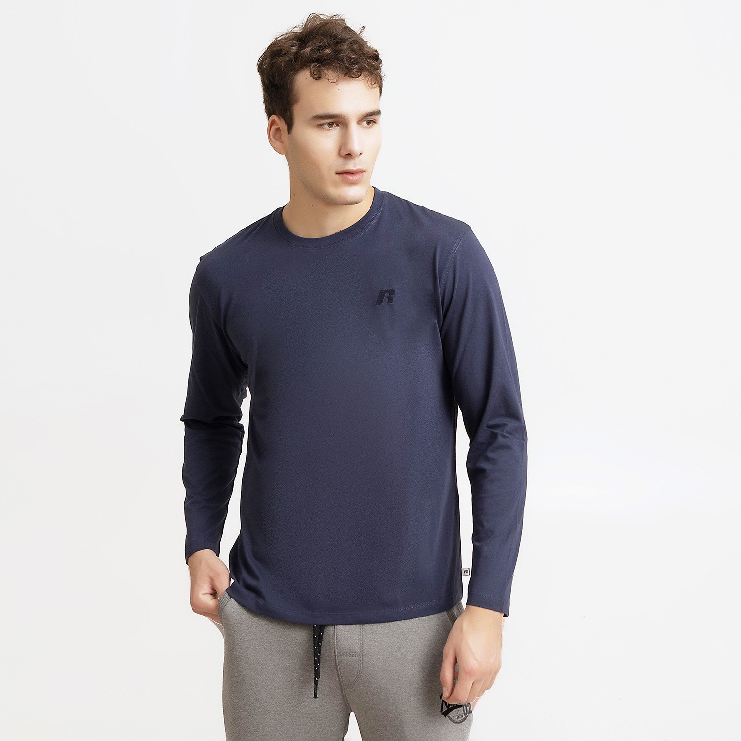 Russell-Ανδρική-Μακρυμάνικη-Μπλούζα-9000064146_26912