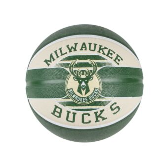 SPALDING NBA MILWAUKEE BUCKS TEAM RUBBER