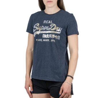SUPERDRY D2 VL STITCH SEQUIN ENTRY TEE