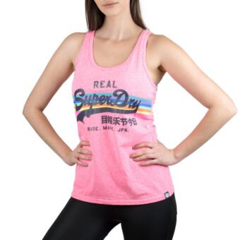 SUPERDRY D3 VINTAGE LOGO RETRO RAINBOW ENTRY VEST