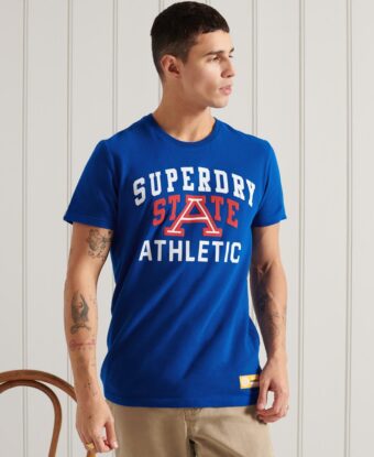SUPERDRY TRACK AND FIELD GRAPHIC LW TEE