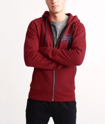 SUPERDRY VINTAGE LOGO MONOCHROME ZIPHOOD