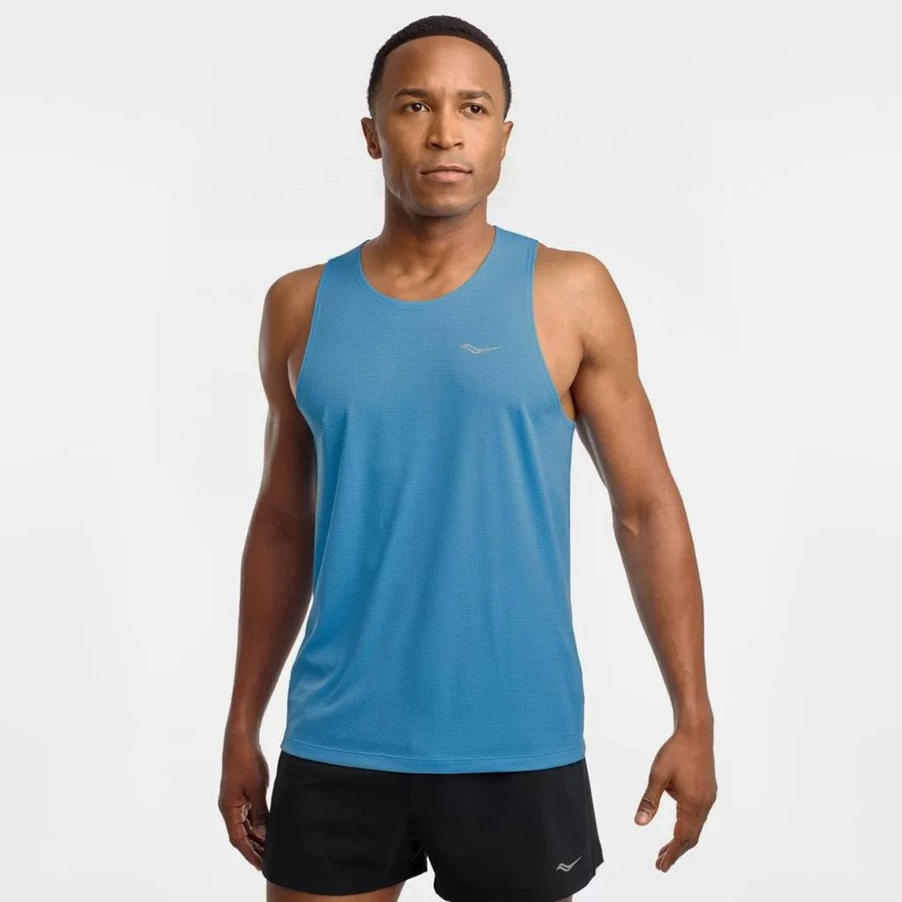 Saucony-Stopwatch-Singlet-Ανδρική-Αμάνικη-Μπλούζα-9000073912_4459