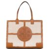 Shopping γυναικεία Tory Burch Καφέ ELLA CANVAS QUADRANT TOTE