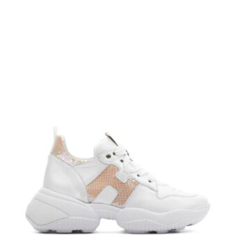 Sneakers γυναικεία Hogan Off White INTERACTION ALLACCIATO