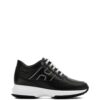Sneakers γυναικεία Hogan Μαύρο INTERACTIVE H ZIG ZAG