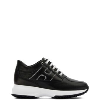 Sneakers γυναικεία Hogan Μαύρο INTERACTIVE H ZIG ZAG