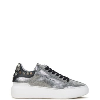 Sneakers γυναικεία Meline Ασημί NON004