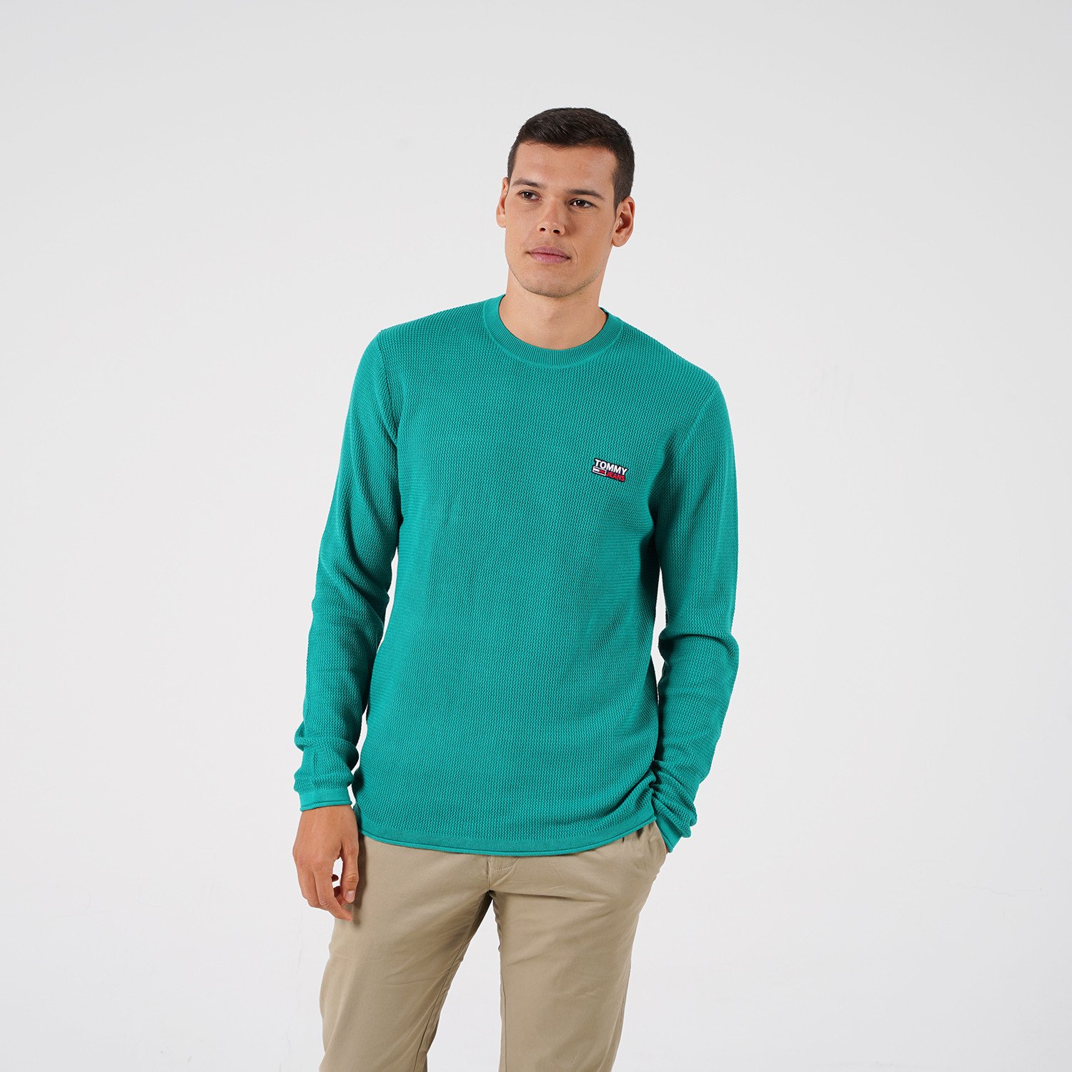 Tommy-Jeans-Corp-Logo-Ανδρική-Πλεκτή-Μπλούζα-9000065119_49129