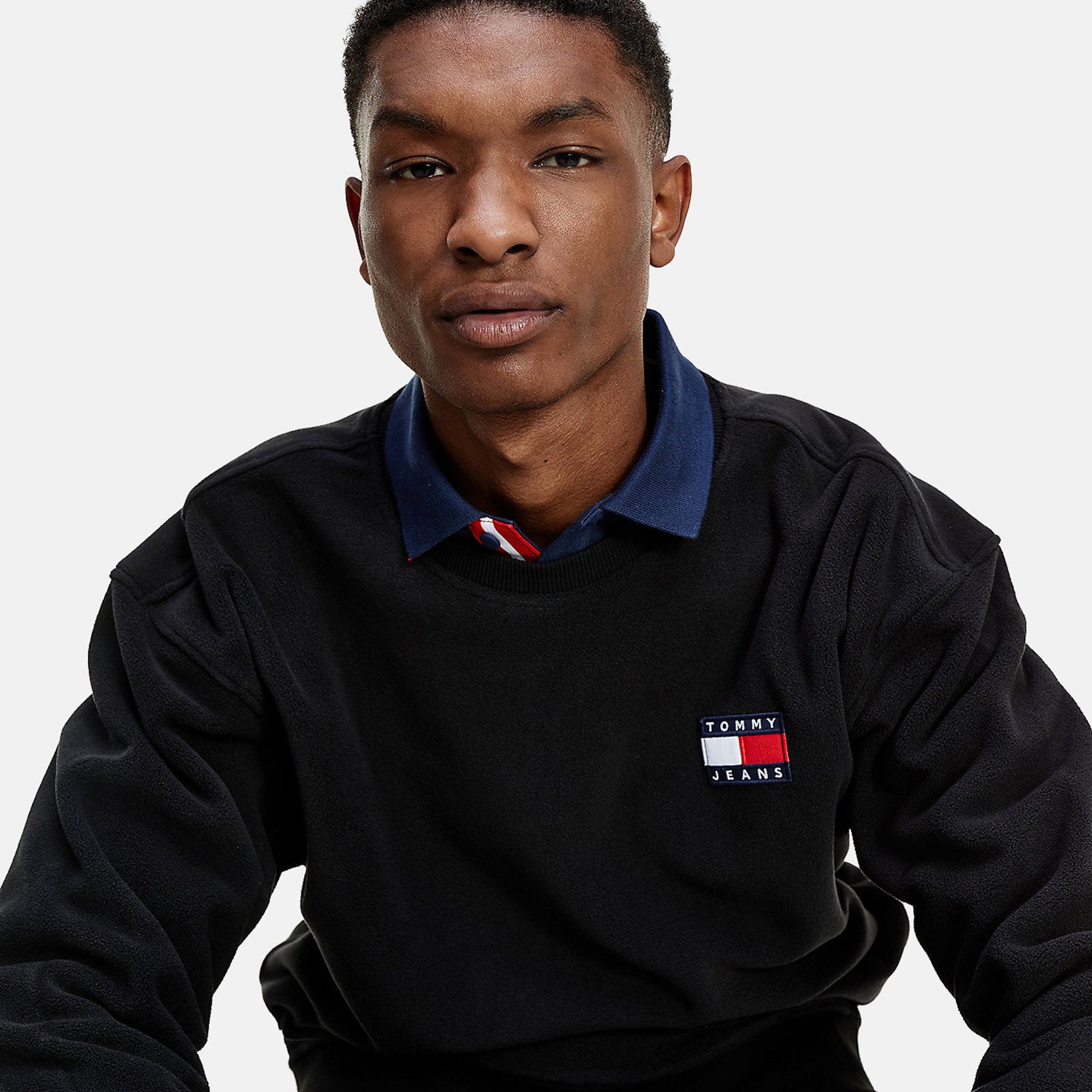 Tommy-Jeans-Polar-Fleece-Badge-Crew-Ανδρικό-Φούτερ-9000065071_1469