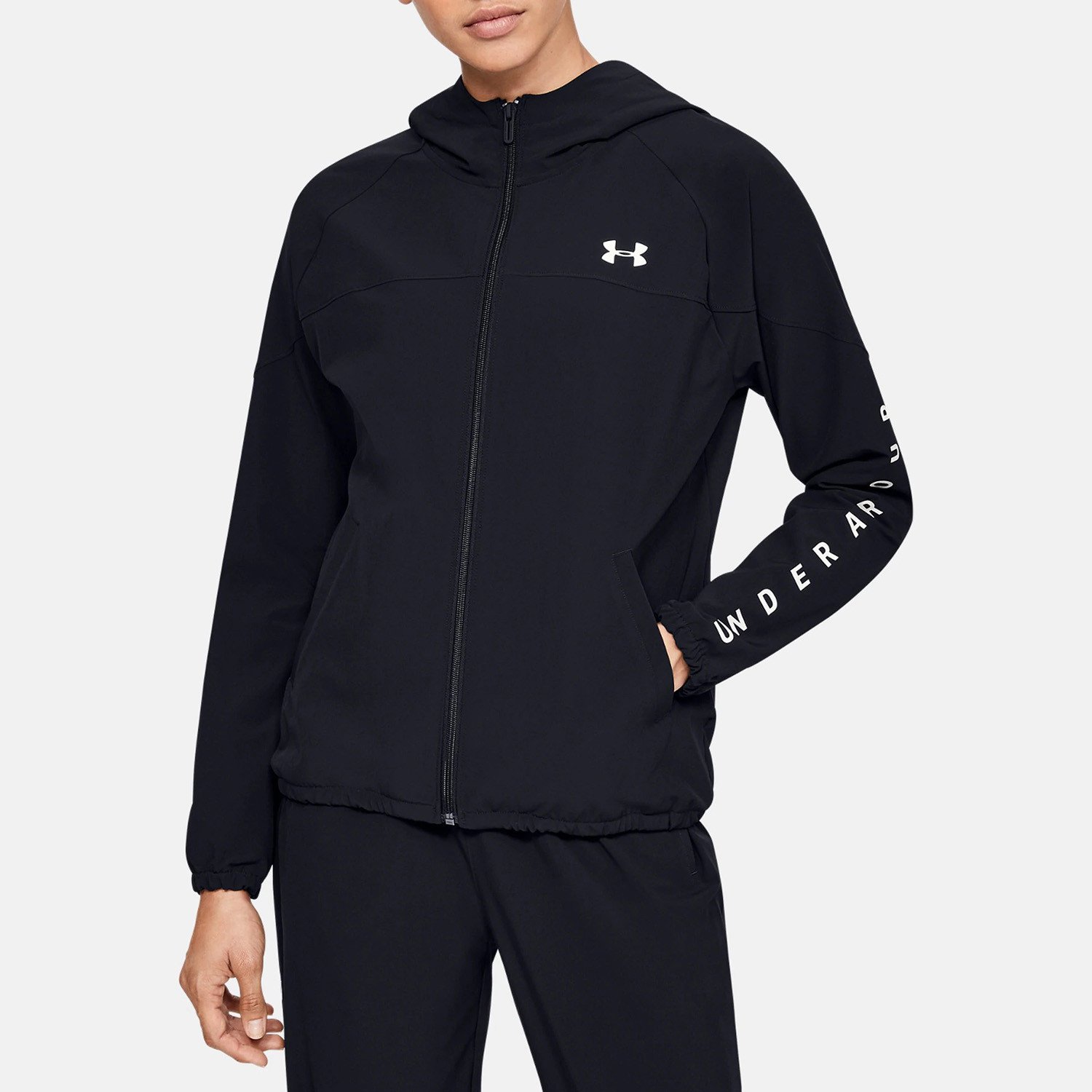 Under-Armour-Womens-Woven-Branded-Full-Zip-Hoodie-9000057596_41315