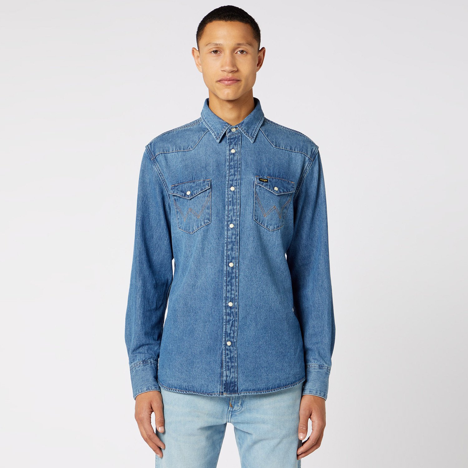 Wrangler-Indigo-Icons-27MW-Western-Ανδρικό-Πουκάμισο-9000049710_44694