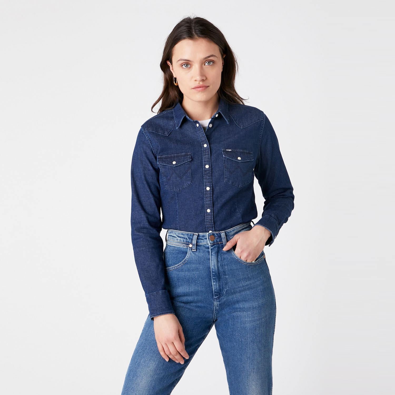 Wrangler-Slim-Western-Shirt-Γυναικείο-Πουκάμισο-9000066753_8353