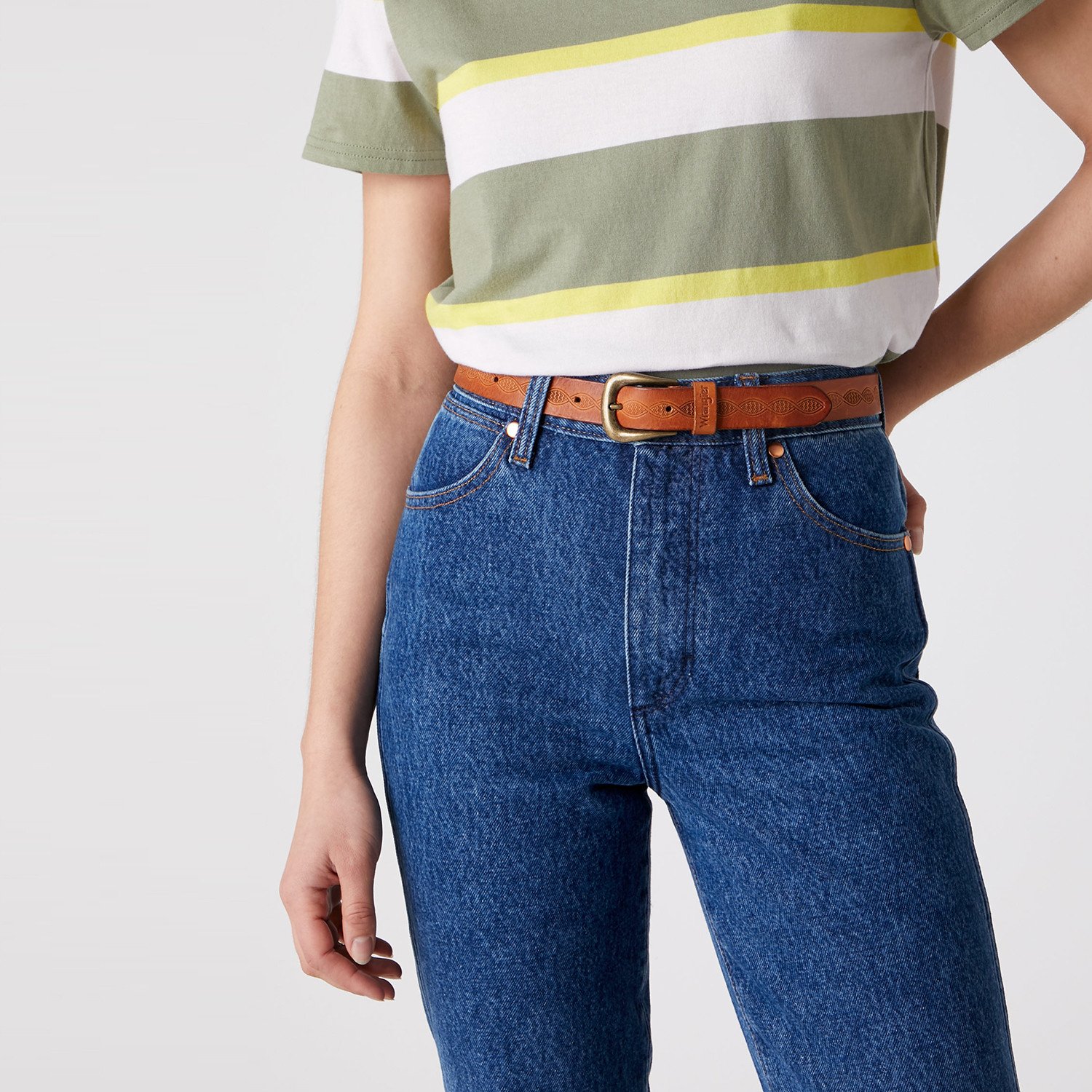 Wrangler-Twisted-Pattern-Belt-Cognac-Γυναικεία-Ζώνη-9000066727_1930