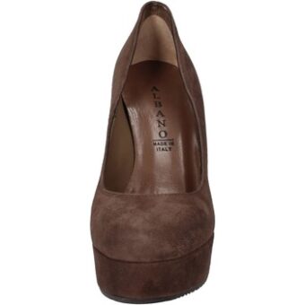 Γόβες Albano decolte marrone camoscio AD37