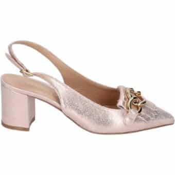 Γόβες Broccoli Decollete Camoscio Pelle